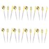 Party Cutlery Set 24pcs Disposable Plastic Spoon Fork Cutter view 1
