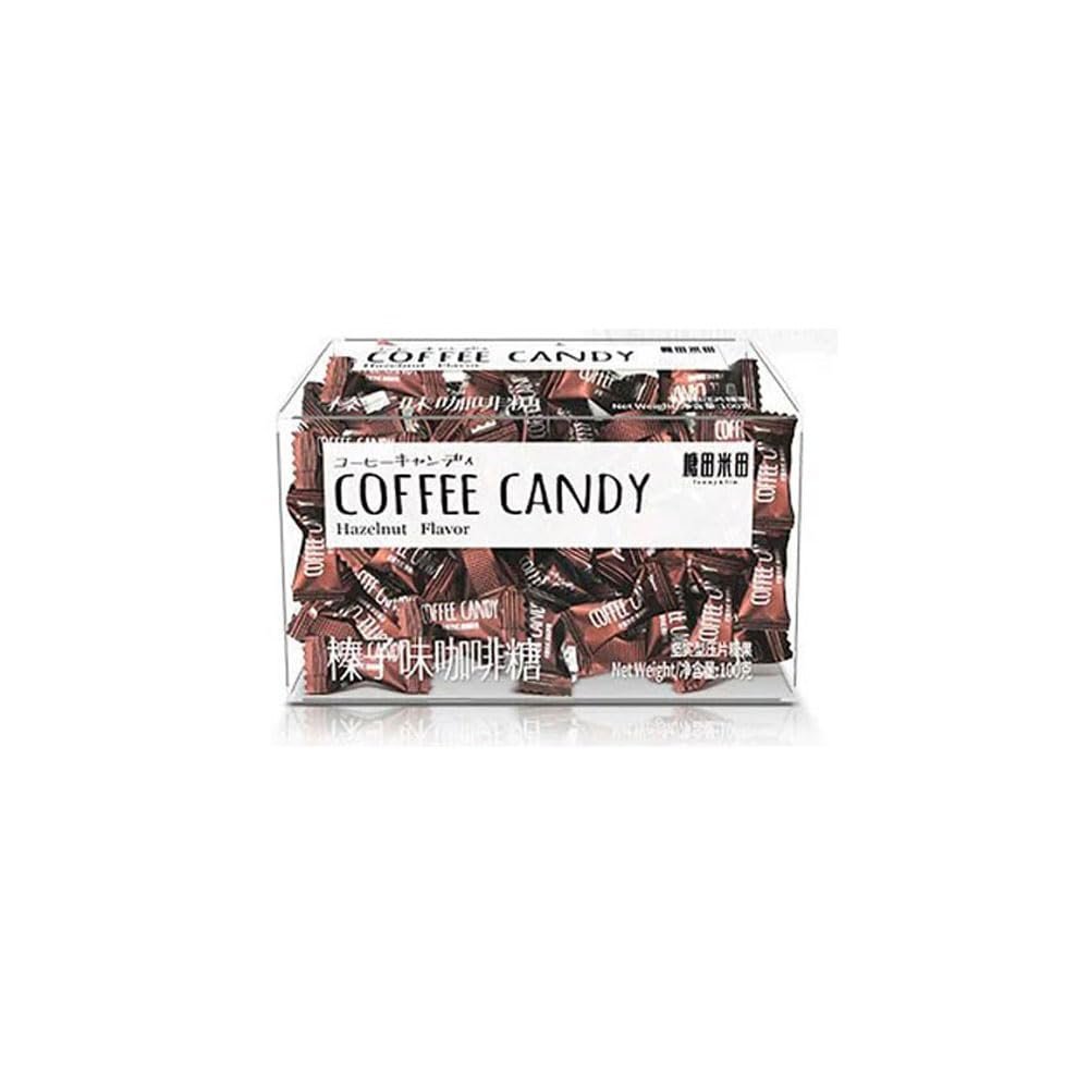 Instant Coffee Candy, Black Coffee Powder, Compressed Chewing Candy, 2 Pack (2 Boxes, Hazelnut)