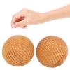 2 Pcs 1.5inch Chinese Healthy Exercise Rosewood Hand Strengthening, Beech Wood Palm Massage Balls for Relaxing Hand Exercise, Therapy, Stress Relief, Hand Massage Balls with view 1