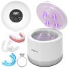AnyFine Advanced Ultrasonic Retainer Cleaner Machine for Dentures, Mouth Guards, Braces, Toothbrush Heads, Jewelry, 45kHz Triple-Phase Purification System, 4 Modes for Multiple Dental Appliances view 1