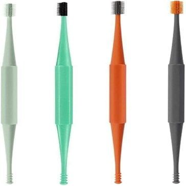 1Pc Double-Sided Earpick Soft Silicone Rotating Ear Ear Ears Remover Clean Design Wax Pick Cleaner Tools (Random Color)