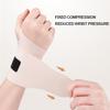 iStabo Wrist Brace Support for Carpal Tunnel Pain Relief, Ultra Thin Elastic for Tear, Ulnar Wrist wraps Repetitive Wrist Use Injury, Fit Left or Right Hand, Small and Medium Hands Sizes view 2