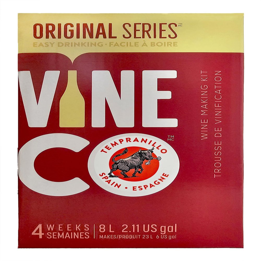 VineCo Original Series Spanish Tempranillo Wine Making Ingredient Kit