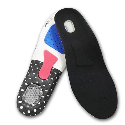 1 Pair Sport Running Soft Silicone Gel Insoles for Feet Man Women Orthopedic Pad Shock Absorption Arch Support Shoes Sole(Small)