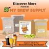 My Brew Supply Flaked Wheat Beer Making Grain | Brew Your Own Pilsners, Stouts, and Beers with Wheat Grains | Grown in The United States | 10lb (2L) Crushed Grain view 2