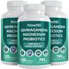 5-in-1 Cortisol Supplement for Women & Men - Ashwagandha Supplements with Magnesium Glycinate, Shilajit & Probiotics - Adrenal Support Supplements for Calmness & Focus - Magnesium Ashwagandha (360 Ct) view 1