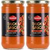 Haddar Sweet & Sour Duck Sauce, 28 oz (2 Pack) | Authentic Asian Style | No MSG | Perfect for Egg Rolls, Spring Rolls, Wontons, Chicken, Fish & Stir Fry | Kosher (including Passover) view 1