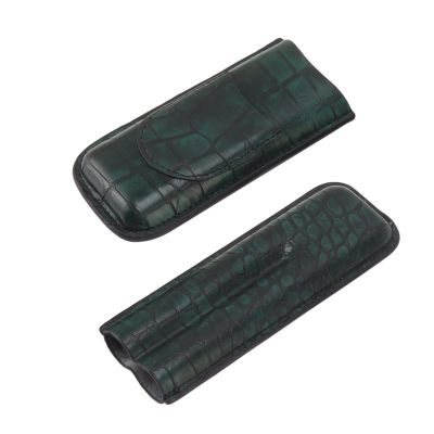 2 Finger Cigar Case Portable ARTIFICIAL LEATHER Cigar Case Box for Men Office Business ARTIFICIAL LEATHER Cigar CaseCigar Case Holder2 Finger Cigar CaseLeather Cigar