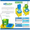 Eco-Bucket, Mop Bucket, Clean Mopping System, Mop Bucket with Wringer view 3