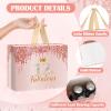 Yoirrat Rose Gold 12 & Fabulous 12th Birthday Gift Bag for Girls Large Pink Happy 12th Birthday Gift Bag with Wrapping Paper and Card for 12th Bday Decorations Party Supplies view 4