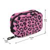 Leopard First aid Bag with Detachable Compartments Attachable Pill Organizer 3X a Day for Purse view 3