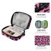 Leopard First aid Bag with Detachable Compartments Attachable Pill Organizer 3X a Day for Purse view 4