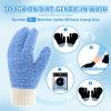 MIG4U Microfiber Dusting Gloves House Cleaning Glove for Blinds, Windows, Shutters, Furniture, and Car, Reusable Lint-Free Blue S/M view 3