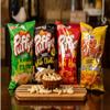 GIBBLESPUFFYS Sweet Heat,White Cheddar,Yellow cheddar,White Cheddar jalapeo. 8oz Bag puffys- QTY 4 view 1