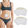 12Pcs Disposable Castor Oil Patches Belly Button 3.15x3.15 inches White view 1