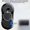 Automatic Window Cleaner, with Water Spray, 5600pa Strong Suction Smart Window Cleaner, Double Suction Cup Suction, for Windows, Tiles, Glass Door,Black view 3