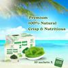 GCAP Sea Grapes Dehydrated Umibudo Seaweed | Vegan Green Caviar Superfood from Vietnam | Immune & Skin Support | 200g (20G x 10 Packs) Gluten-Free, Ready to Rehydrate view 3