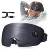Heated Eye Mask for Dry Eyes: Silk Cordless Eye Warmer Compress for Dry Eyes - Eye Heating Pad for Stye Treatment Headache Tired Eyes Relief - Washable Rechargeable Electric Heat Sleep Masks view 1