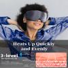 Heated Eye Mask for Dry Eyes: Silk Cordless Eye Warmer Compress for Dry Eyes - Eye Heating Pad for Stye Treatment Headache Tired Eyes Relief - Washable Rechargeable Electric Heat Sleep Masks view 3