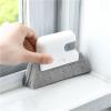 2-in-1 Groove Cleaning Tool Creative Window Groove Cleaning Cloth Cleaning Brush Windows Slot Cleaner Brush Groove Brush(Gray) view 2