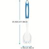 1pc Dish Brush with Handle Kitchen Scrub Brushes for Cleaning Dish Scrubber with Stiff Bristles for Sink Pots Pans(Blue) view 4