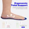 WalkHero Work Insoles for Standing All Day, Arch Support Plantar Fasciitis Insoles Reduce Fatigue (Mens 9-9.5 | Womens 11-11.5, Sapphire Blue) view 2