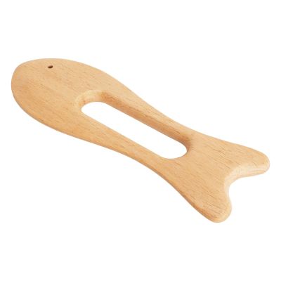 2Pcs Wooden Gua Sha Board Safe wear Fish Shape Scraping Tool for Arms Legs Back, Water Manual Massage with Beech Material, Light Weight Portable