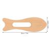 2Pcs Wooden Gua Sha Board Safe wear Fish Shape Scraping Tool for Arms Legs Back, Water Manual Massage with Beech Material, Light Weight Portable view 3