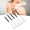 5 Pack Telescopic Back Scratcher, Stainless Steel Back Scratchers with Foldable Long Rubber Handle, Portable Extendable Massager Tool for Men Women Adults, Body Itching Relief view 3
