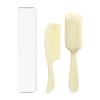 Dukal PCB2 DawnMist Baby Comb & Brush Set Ivory Gentle, Non-Scratch Grooming Tools with Soft Bristles for Newborns 6 Sets view 1