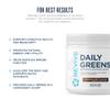 Revive MD Daily Greens Powder, Chocolate Superfood & Antioxidant Blend for Energy, Gut Health & Immunity Greens Supplement with Vitamins, Minerals, Digestive Enzymes & Probiotics (20 Servings) view 4