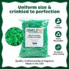 Crinklepak 10LB USA Made Green Crinkle Paper Filler | Great Shredded Paper For Gift Baskets, Shipping Packages, Gift Box Filler, Basket Filler, Birthdays, Weddings, Anniversaries | Green Crinkle Shred view 4