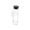 HAKIDZEL 100pcs Toothbrush Head Storage Tube Black Lid Compact Travel Case for Toothbrush Heads for Home and Office Oral Care view 2