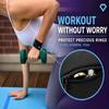 RingHero Wristband Ring Holder: Secure Wedding & Engagement Ring Pouch for Gym, Travel & Work | Prevent Loss & Damage | Hidden Zippered Pocket for Valuables | 4-Way Stretch - Black view 3