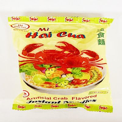 Artificial Crab Flavored Instant Noodles, 2.8 oz,10 Packs