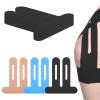10 Pcs Precut Kinesiology Tape for Knees,Kinesiology Ankle Tape,Waterproof Elastic Knee Kinetic Tape,Breathable Latex-Free Tape for Knee Support and Stability,Pain Relief(Black) view 1