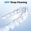 CXRUY Ultrasonic Retainer Cleaner - UV Dental Cleaning Pod Night Guard Cleaner for Dentures, Aligner, Braces, Toothbrush Heads, Jewelry (Blue) view 2