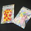 100 Pack Holographic Resealable Plastic Bags for Food Storage, Zipper Bags with Clear Front Window, Packaging Pouch for Small Business (100 Pack, 3x4.8 inch) view 4