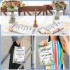 Yinder 200 Pcs Christian Gift Bags with Handles for Women Religious Plastic Bag with Bible Verse Bulk for Church Religious Christian Gifts Inspirational Flower Pouches for Women Party Favor Church view 4