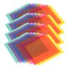 Healeved 28pcs Artistic Cellophane Wrapping Paper Square Assortment for Crafts Decorations Wrapping view 1