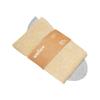 Wellow Wide Calf Compression Socks for Men & Women, 18-25 mmHg Made with Viscose from Bamboo, Nurses & Pregnancy Support, Relieves Swelling, Knee High, LR, Champagne Twist view 1
