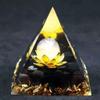 10Pcs Natural Rose Quartz Crystal Sphere Lotus Orgonite Pyramid view 3