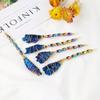 10Pcs Natural Quartz Rainbow Crystal Cluster Broom Magic Stick Titanium view 3