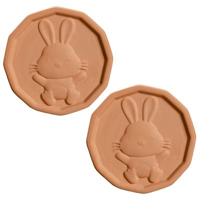 Brown Sugar Softener, Reusable, Softener Alternative for Food Storage Containers, Brown Sugar Saver Disc with Elegant Flowers Rabbit Bee Design