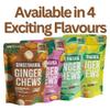 Gingermania Ginger Chews | Passion Fruit Flavor | Made with Real Ginger & Passion Fruit | Sweet & Spicy Chewy Candy | 36 Individually Wrapped Chews Per Bag | 5oz Bag (Pack of 6) view 3