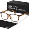 CCVOO Stylish Print Reading Glasses - Blue Light Filter and UV Protection, Square Frames - Readers for Women view 1