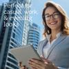 CCVOO Stylish Print Reading Glasses - Blue Light Filter and UV Protection, Square Frames - Readers for Women view 2