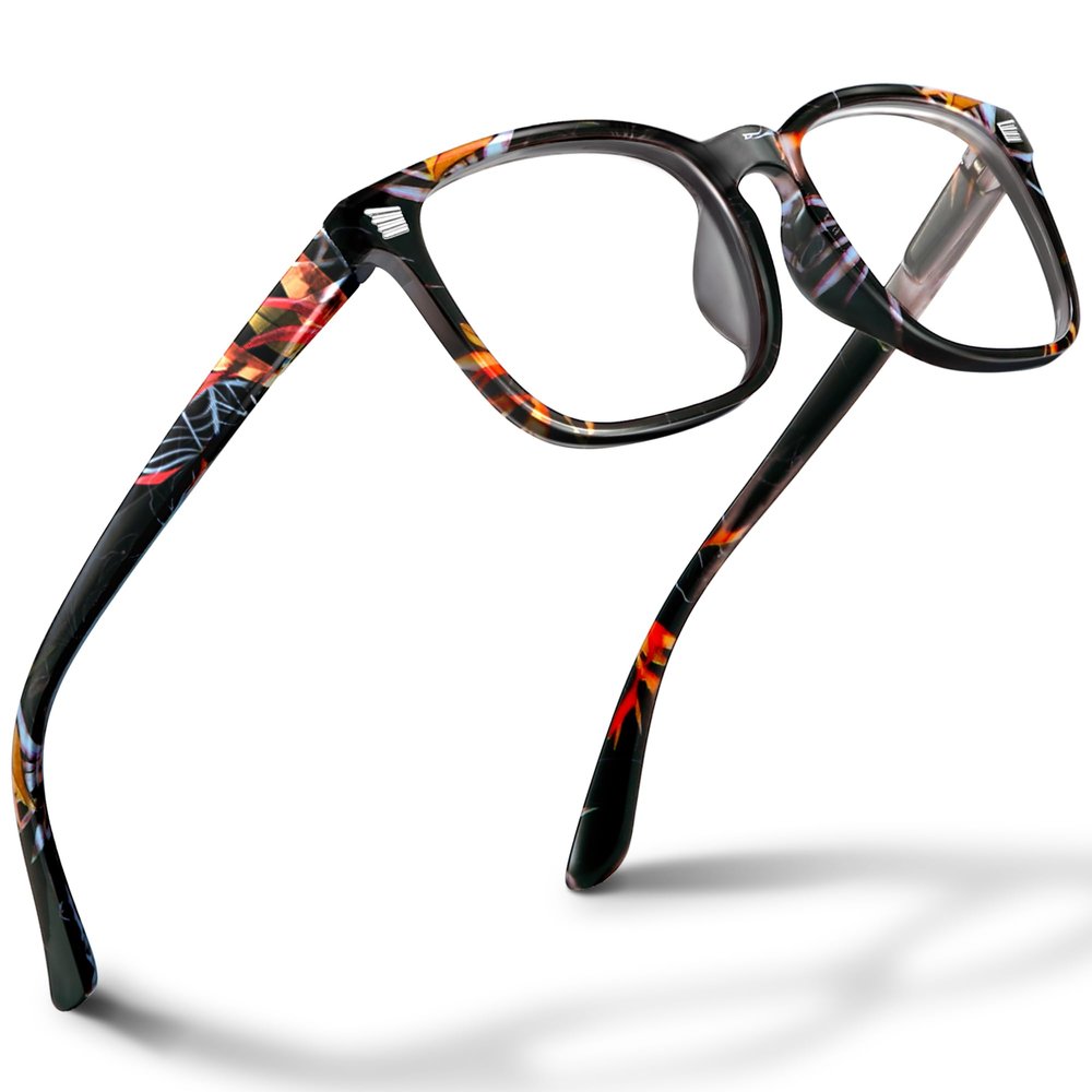 CCVOO Reading Glasses for Women +1.75, Eyeglasses, Blue Light Readers for Women/Men, Computer Eye Glasses, Cheaters