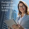 CCVOO Reading Glasses for Women +1.75, Eyeglasses, Blue Light Readers for Women/Men, Computer Eye Glasses, Cheaters view 2