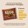 Toto Protein Cookies, S'mores, 8g Protein, Soft-baked, 10-ct view 3